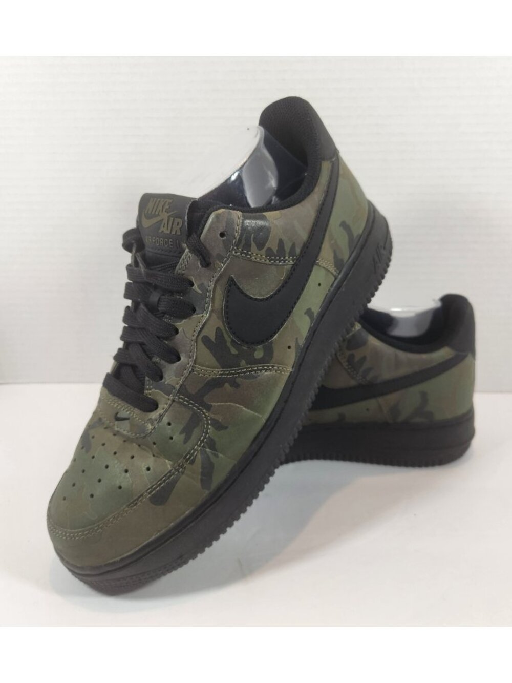 Nike Air Force 1 Low Reflective Woodland Camo Shoes Sneakers Mens US 8 UK7 EUR41